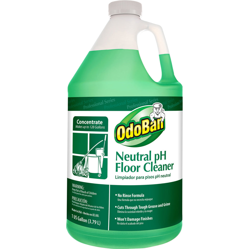 OdoBan Professional Series No-Rinse Neutral pH Floor Cleaner Concentrate, 1 Gallon