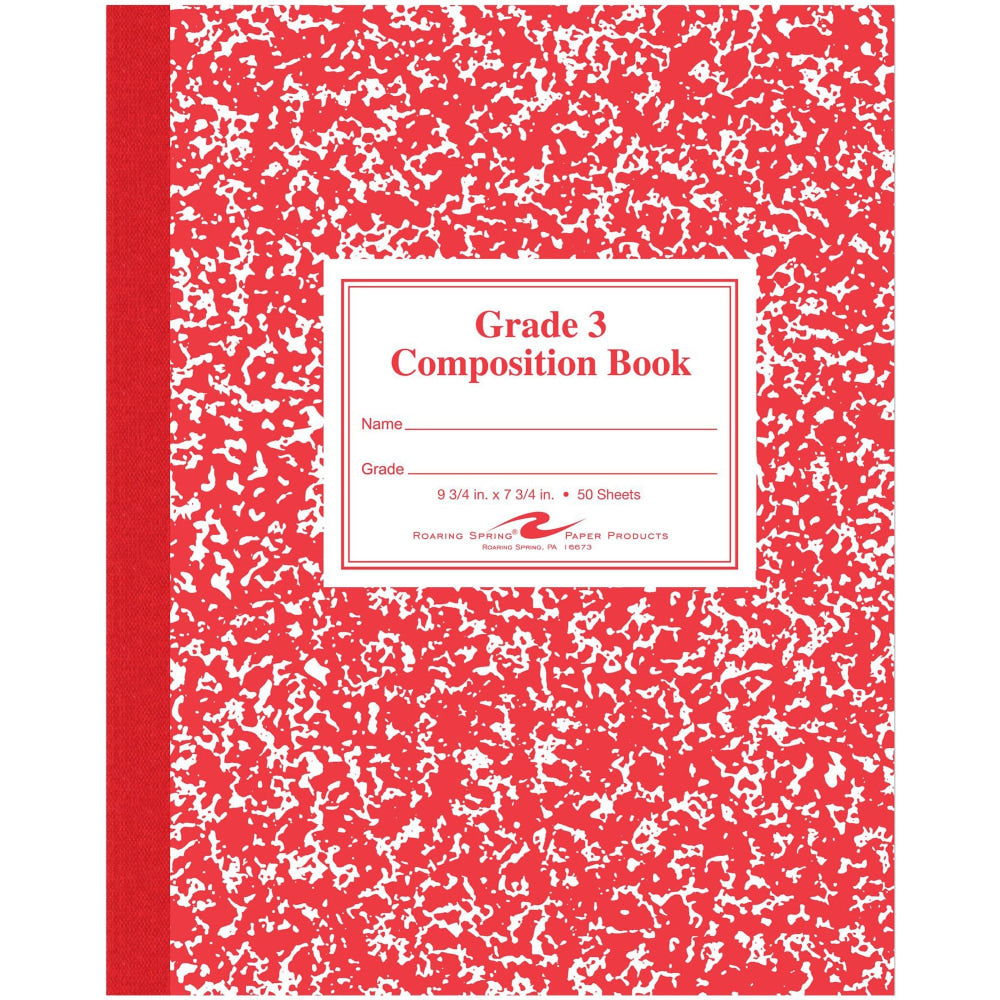 Roaring Spring Grade School Writing Composition Book, Grade 3