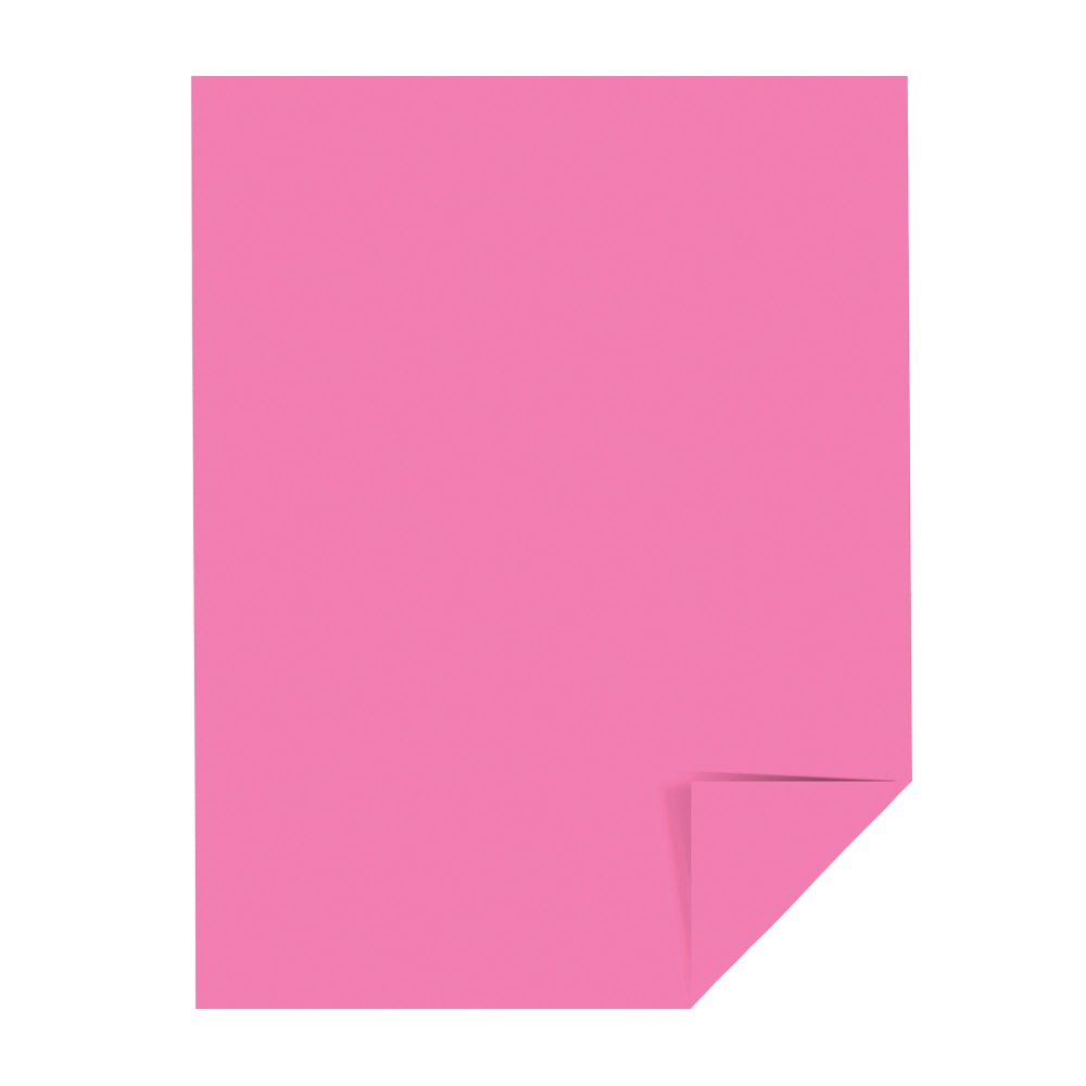 Astrobrights Color Card Stock, Pulsar Pink, Letter (8.5in x 11in), 65 Lb, Pack Of 250