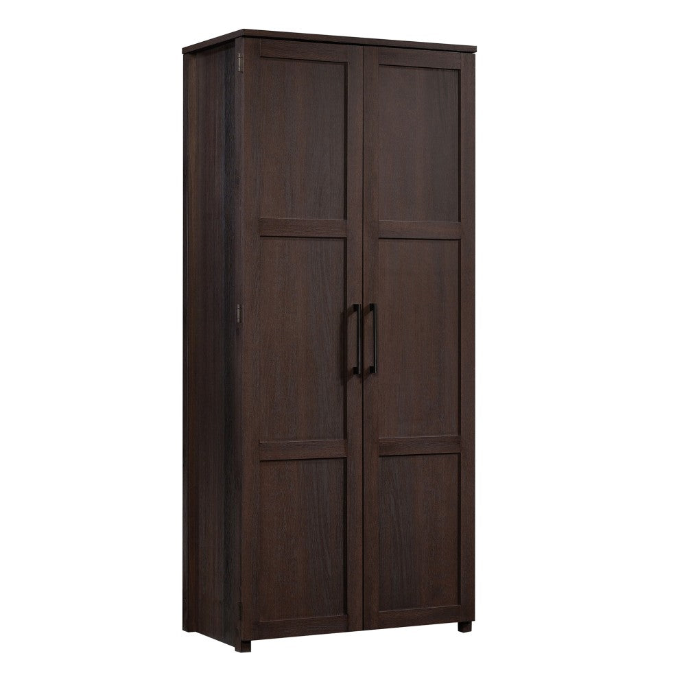 Sauder Homeplus Storage Cabinet, 4 Fixed Shelves, Dakota Oak