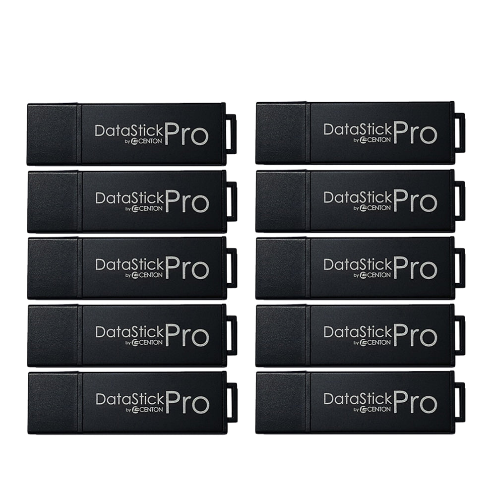 Centon MP ValuePack USB 3.0 Pro - USB flash drive - 128 GB - USB 3.0 - black (pack of 10)