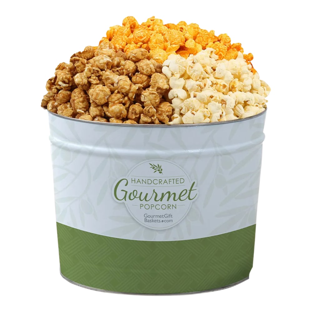 Gourmet Gift Baskets People's Choice Gourmet Popcorn Tin