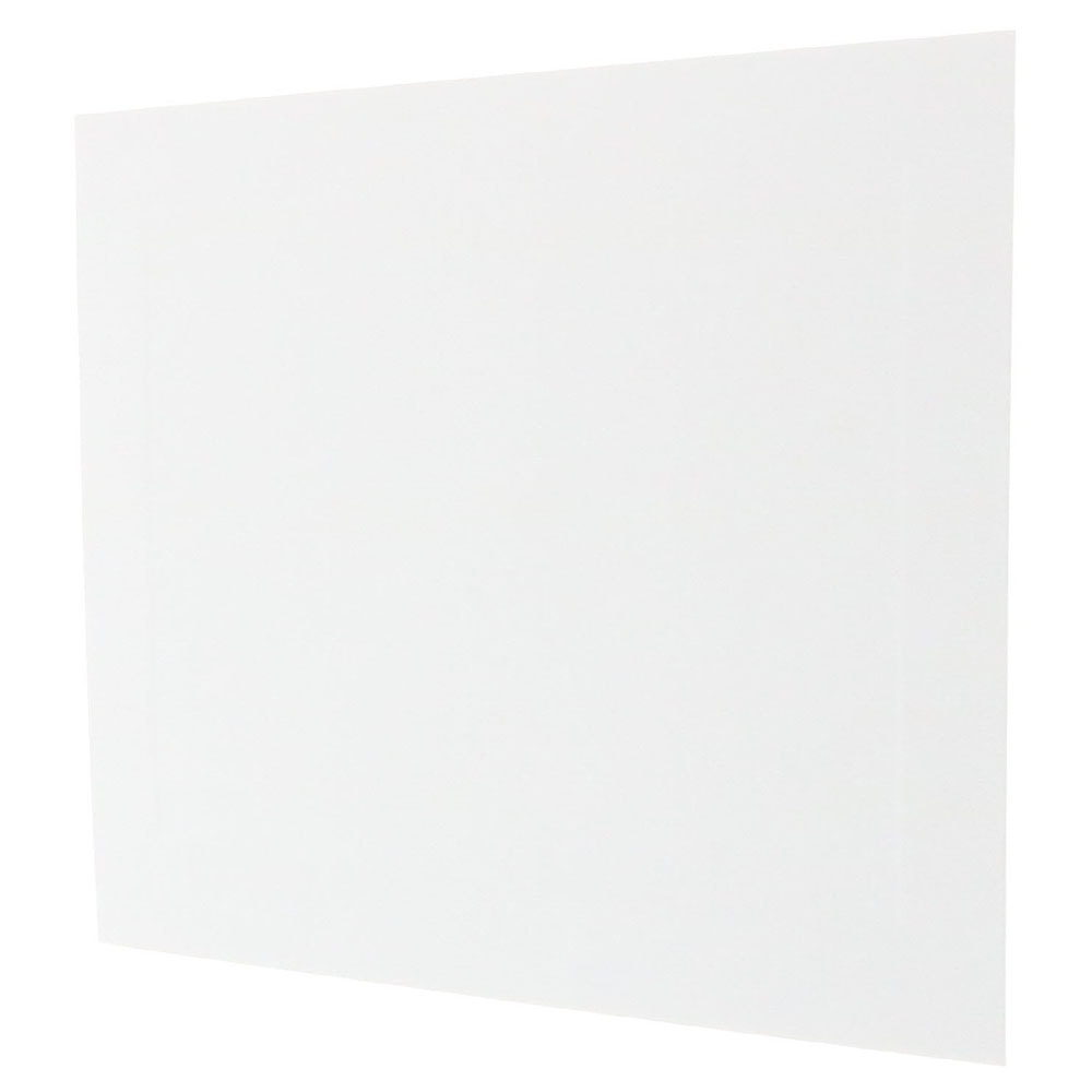 JAM Paper Blank Note Cards, 4 1/4in x 5 1/2in, White, Pack Of 100