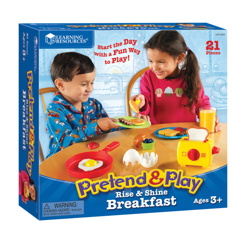 Learning Resources Pretend And Play Rise And Shine Breakfast Set, Pre-K To Grade 2