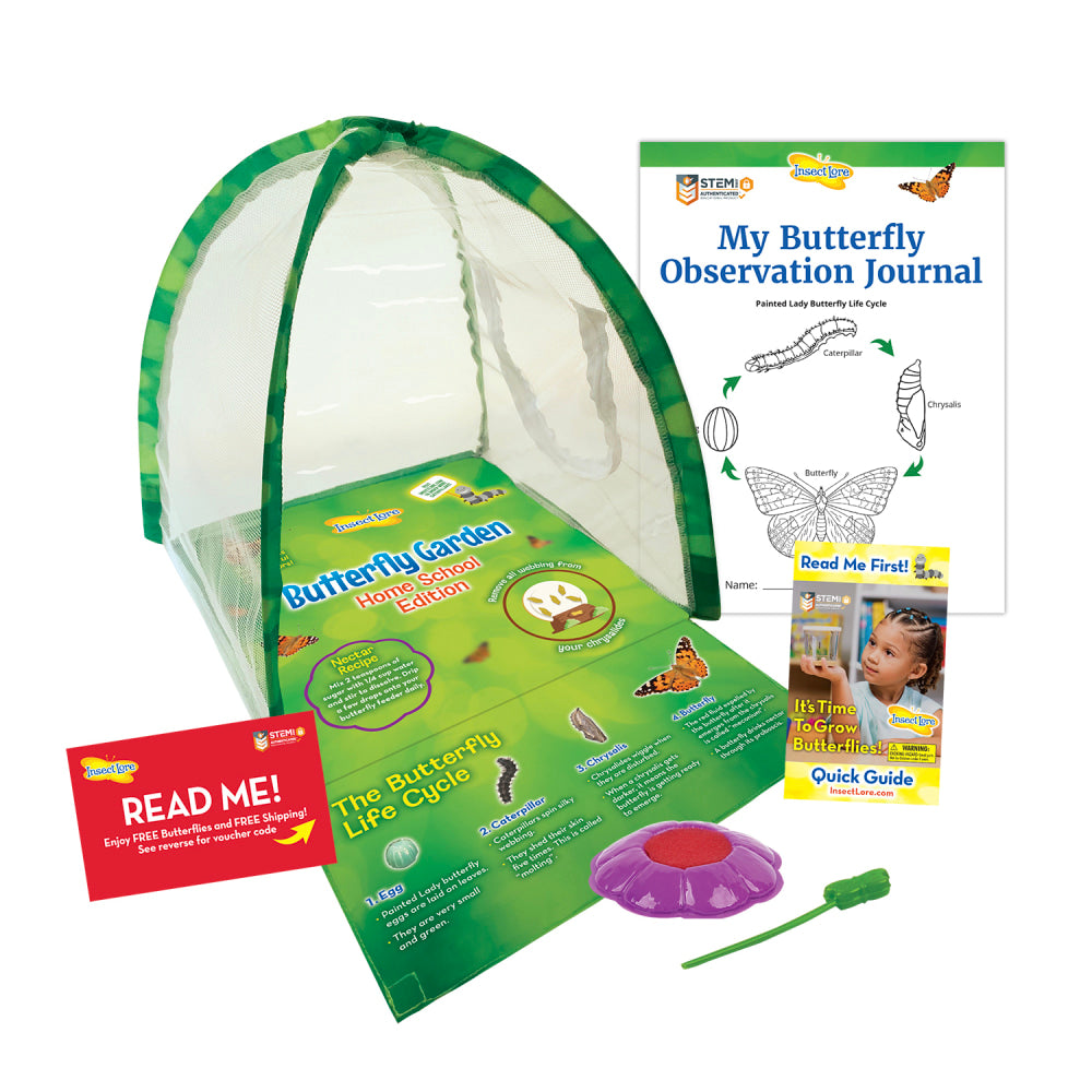 Insect Lore Butterfly Garden Homeschool Edition 6-Piece Kit