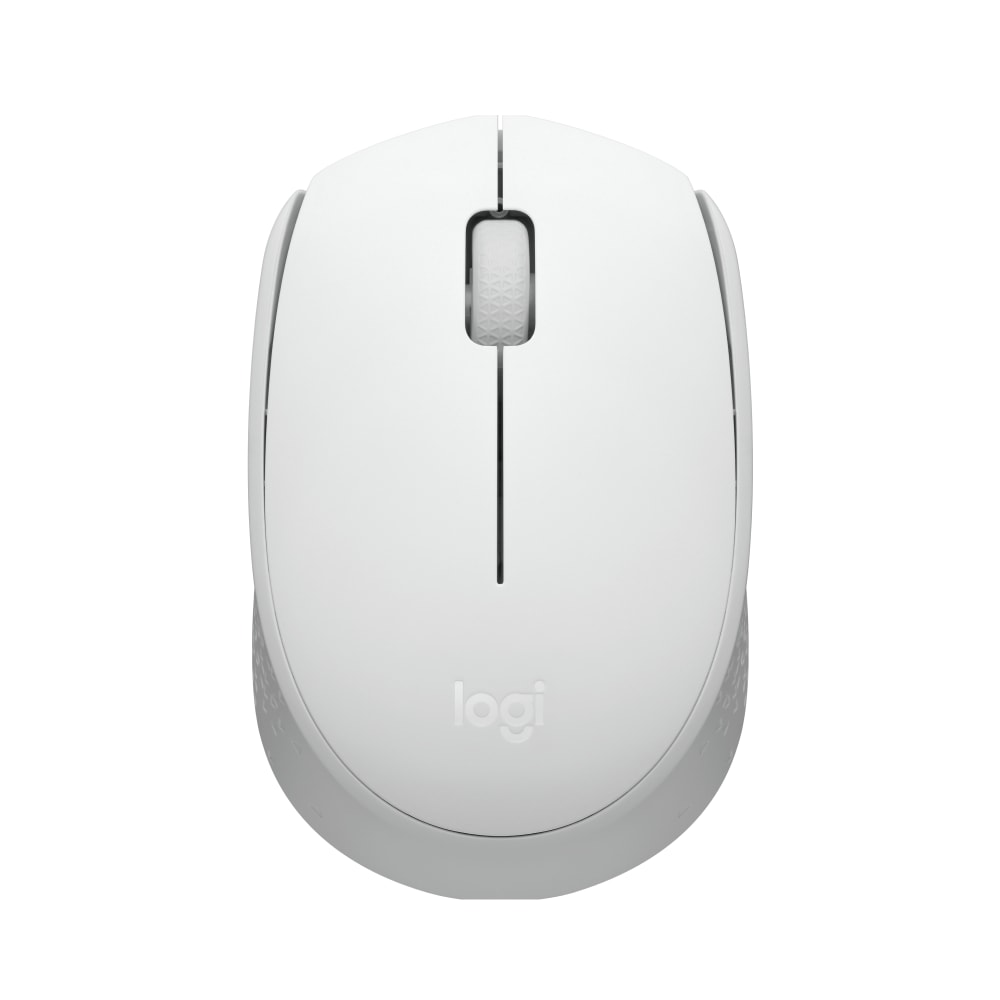 Logitech M170 Mouse - Optical - Wireless - Radio Frequency - 2.40 GHz - Off White - USB - Symmetrical