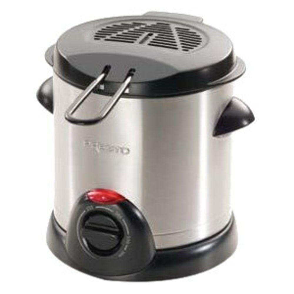 Presto Stainless Steel Electric Deep Fryer - 1.06 quart Oil - Stainless Steel