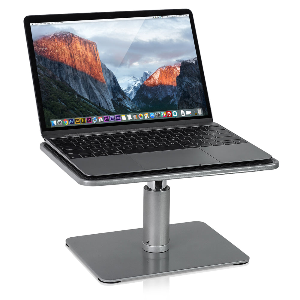 Mount-It! Stand For 11 - 15in Laptops, 6-1/2inH x 11-3/4inW x 8-1/4inD, Silver