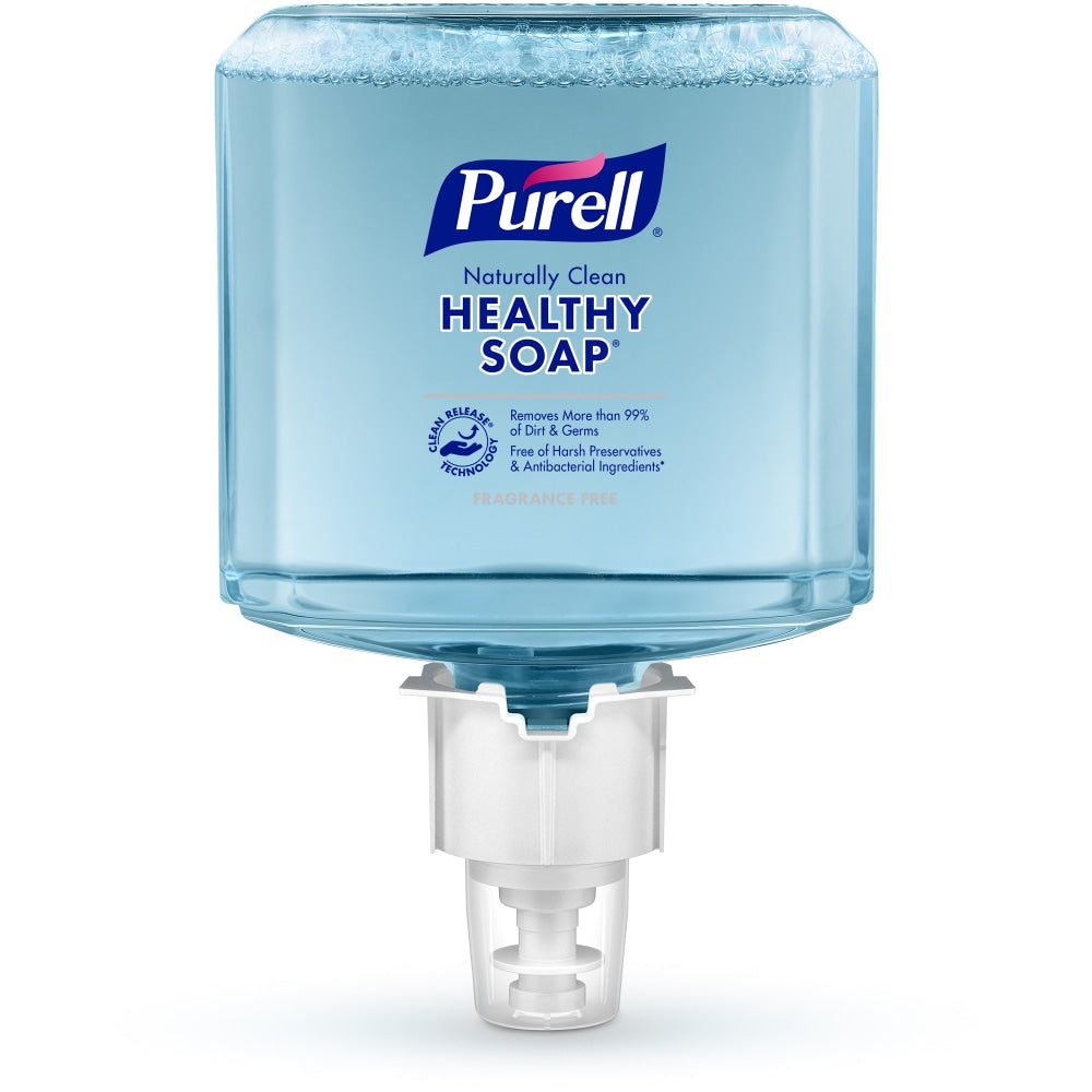 PURELL Brand Naturally Clean HEALTHY SOAP Foam ES6 Refill, Fragrance Free, 40.6 Oz Bottle