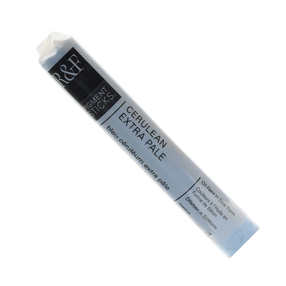 R & F Handmade Paints Pigment Sticks, 38 mL, Cerulean Extra Pale, Pack Of 2