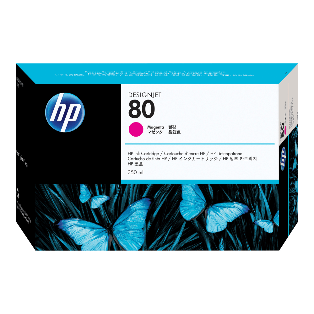 HP 80 Magenta Ink Cartridge, C4847A