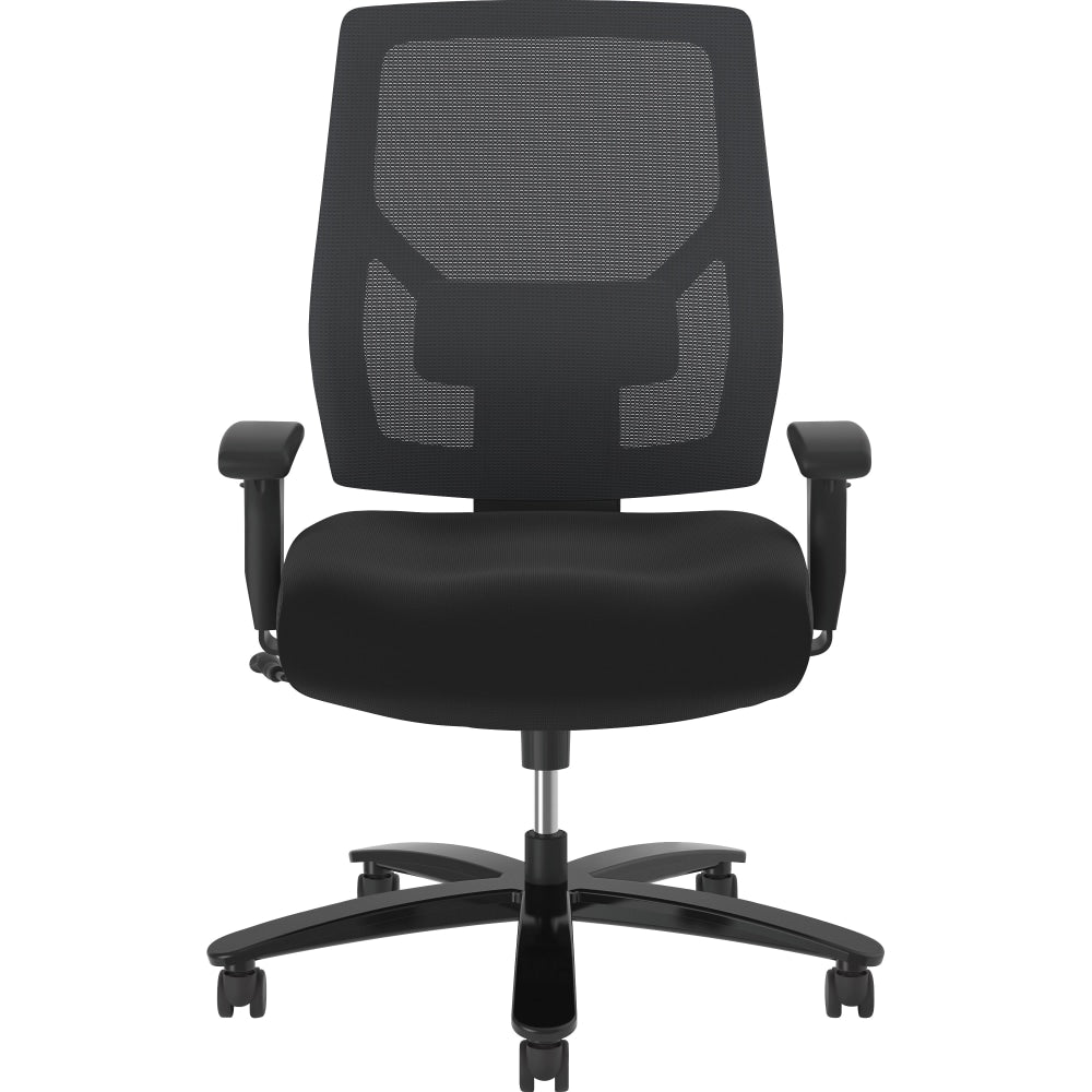 HON Basyx Big & Tall Mid Back Task Chair, Black