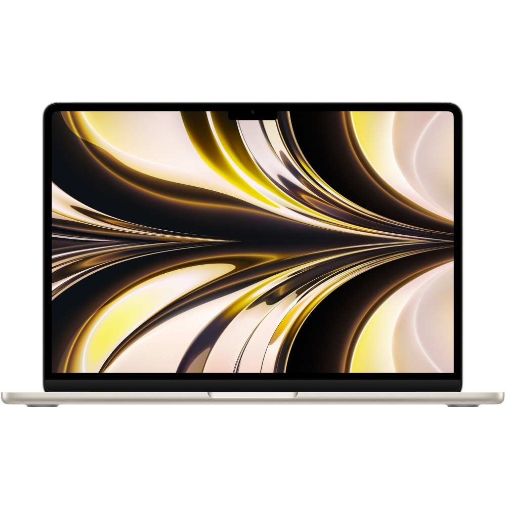 Apple MacBook Air Laptop, 13.6in Screen, Apple M2, 8GB Memory, 512GB Solid State Drive, Starlight, macOS Monterey, WiFi 6