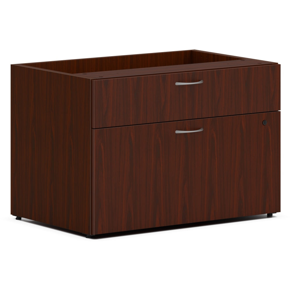 HON Mod Low Personal Credenza | 2 Drawers | 30inW | Traditional Mahogany Finish - 30in x 20in21in - 2 x Storage, File Drawer(s) - Finish: Traditional Mahogany