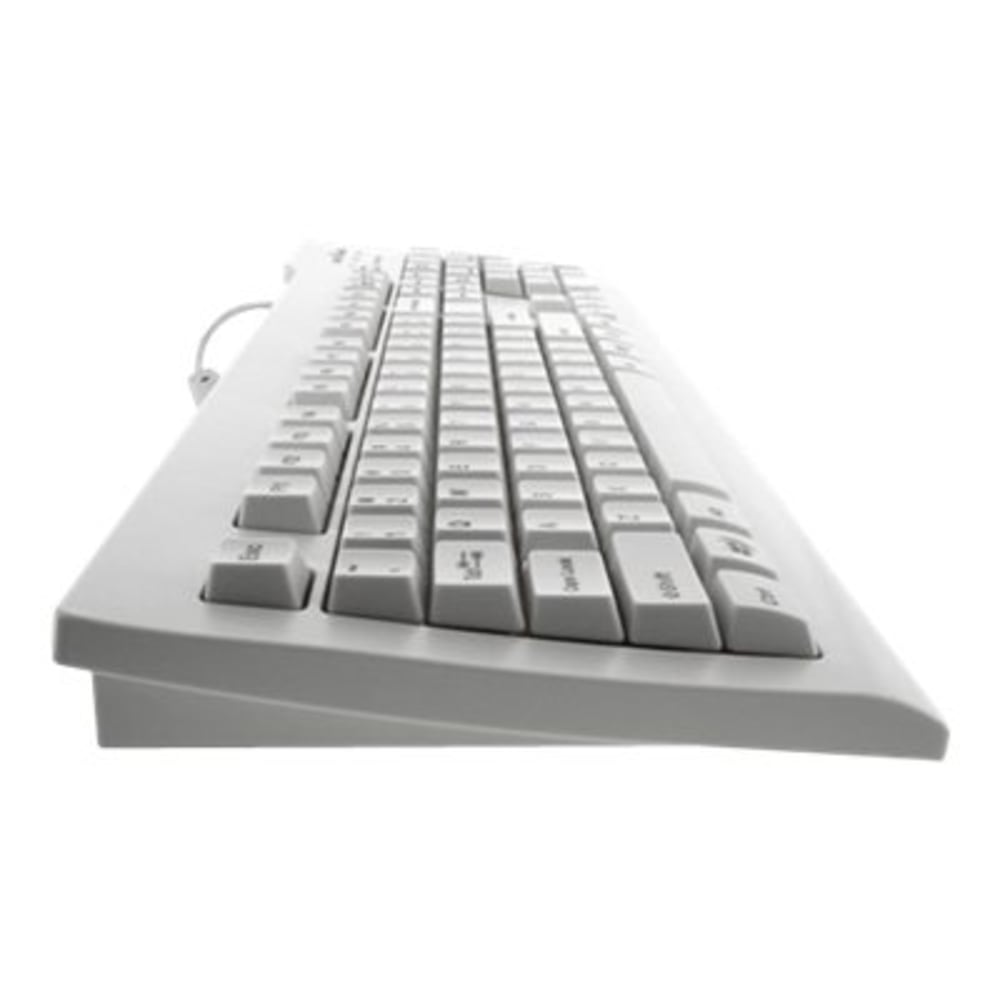 Seal Shield Silver Seal Medical-Grade Wired Keyboard, White