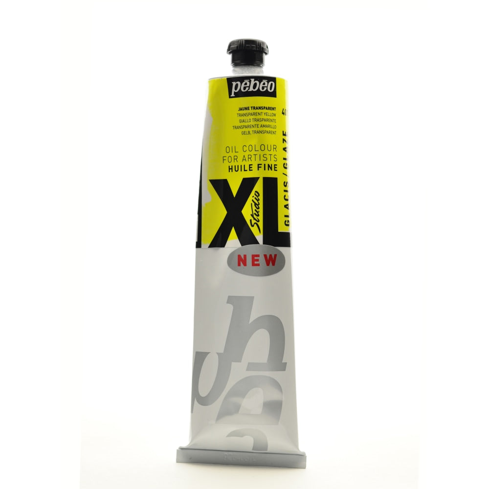 Pebeo Studio XL Oil Paint, 200 mL, Glaze Yellow, Pack Of 2