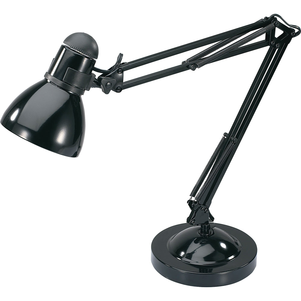 Lorell LED Architect-style Lamp, Desk/Clamp Mountable, Black