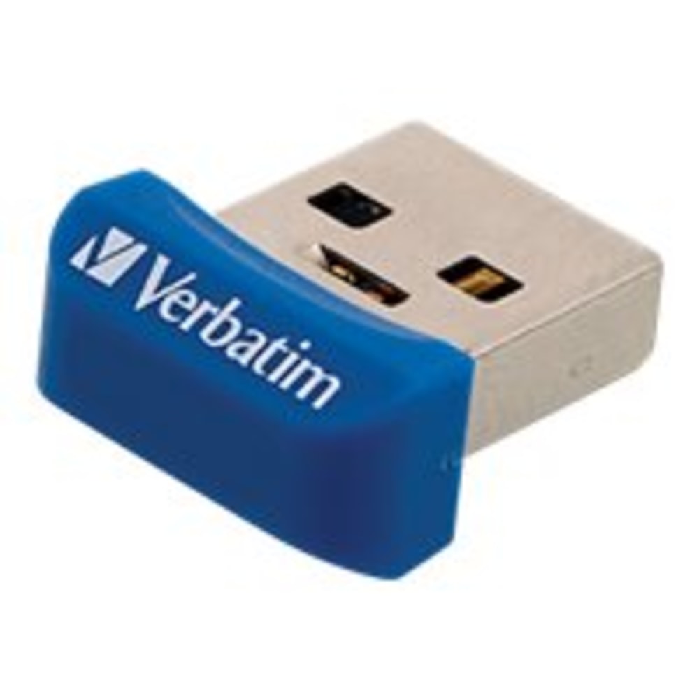 Verbatim Store "n Stay NANO - USB flash drive - 64 GB - USB 3.0 - blue