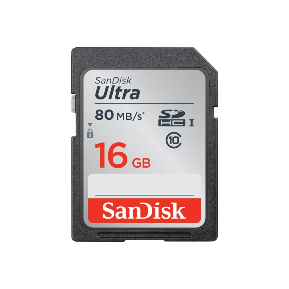 SanDisk Ultra - Flash memory card - 16 GB - Class 10 - SDHC UHS-I