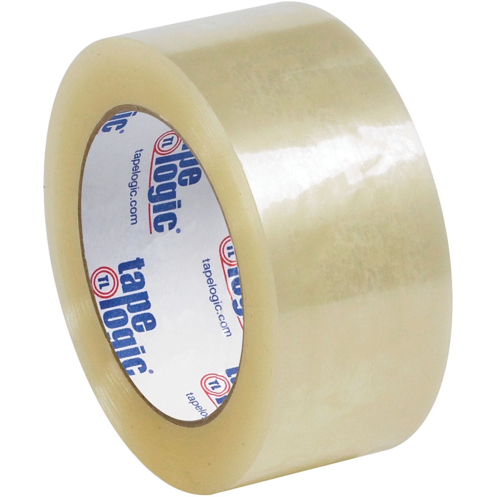 Tape Logic Quiet Carton-Sealing Tape, 3in Core, 2.6-Mil, 2in x 110 Yd., Clear, Pack Of 6