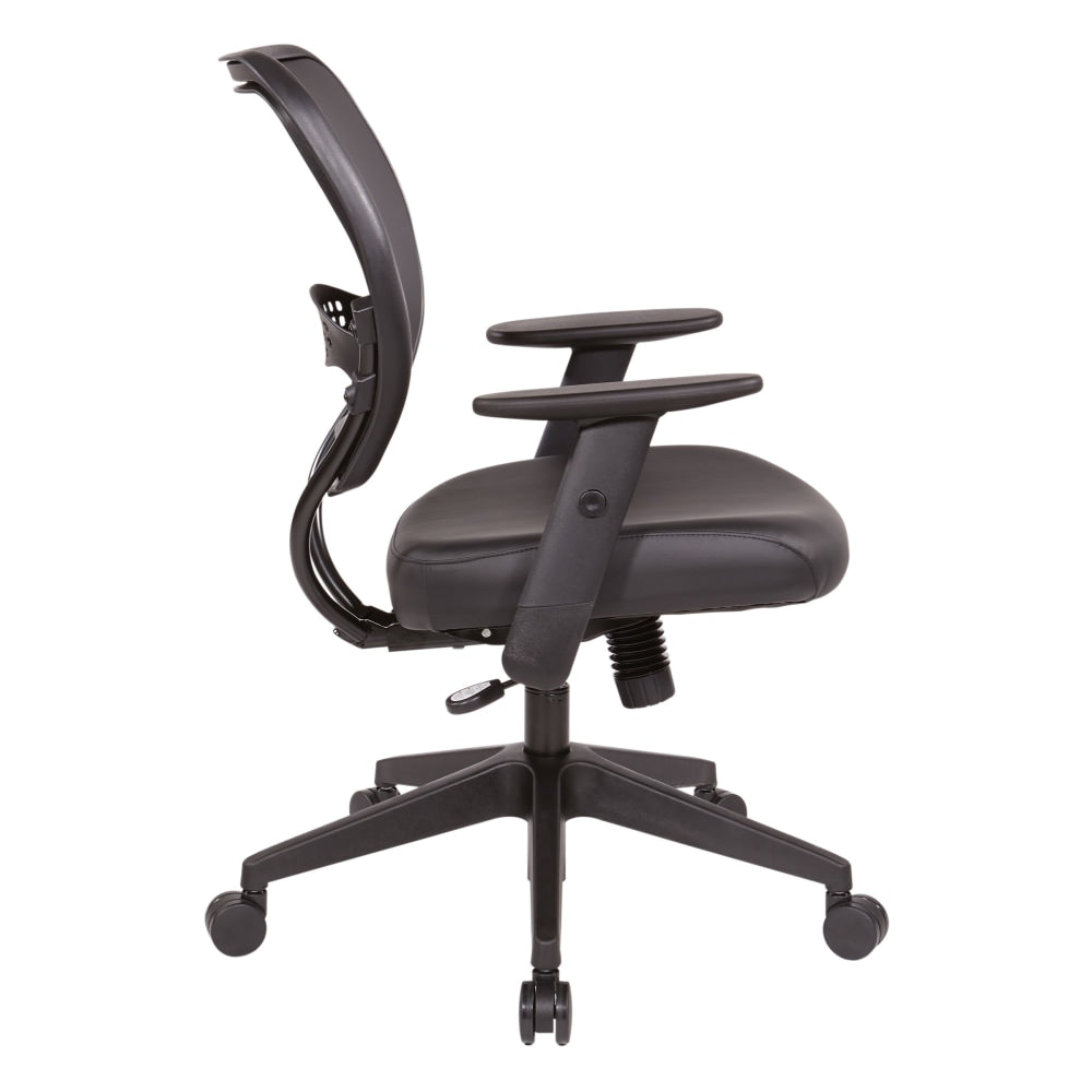 Office Star Space Seating 55 Series Antimicrobial Task Chair, Black