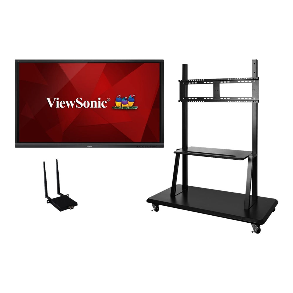 Viewsonic IFP7550-E2 - 75in ViewBoard 4K Ultra HD Interactive Flat Panel Bundle - 75in LCD - ARM Cortex A53 1.20 GHz - 2 GB - Infrared