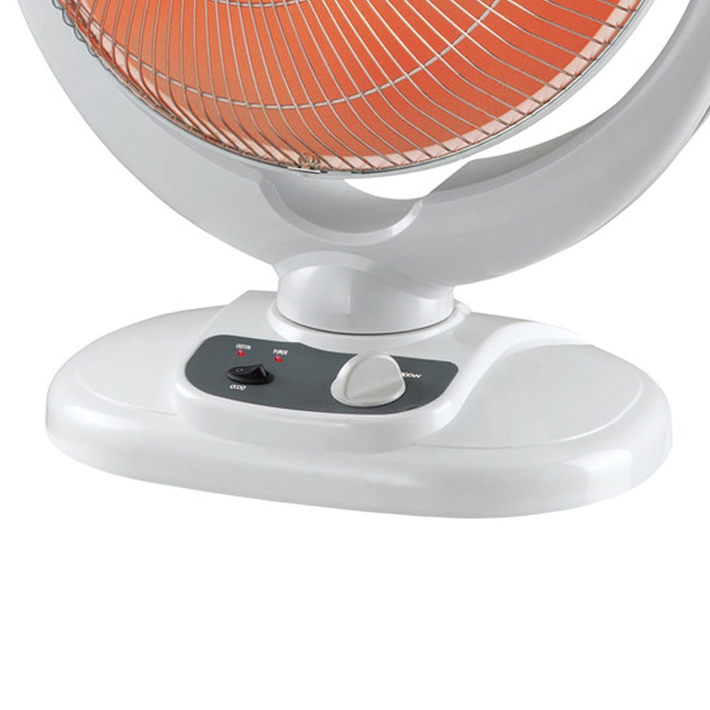 Optimus 1200-Watt Radiant Parabolic Dish Electric Space Heater, 20in x 17in