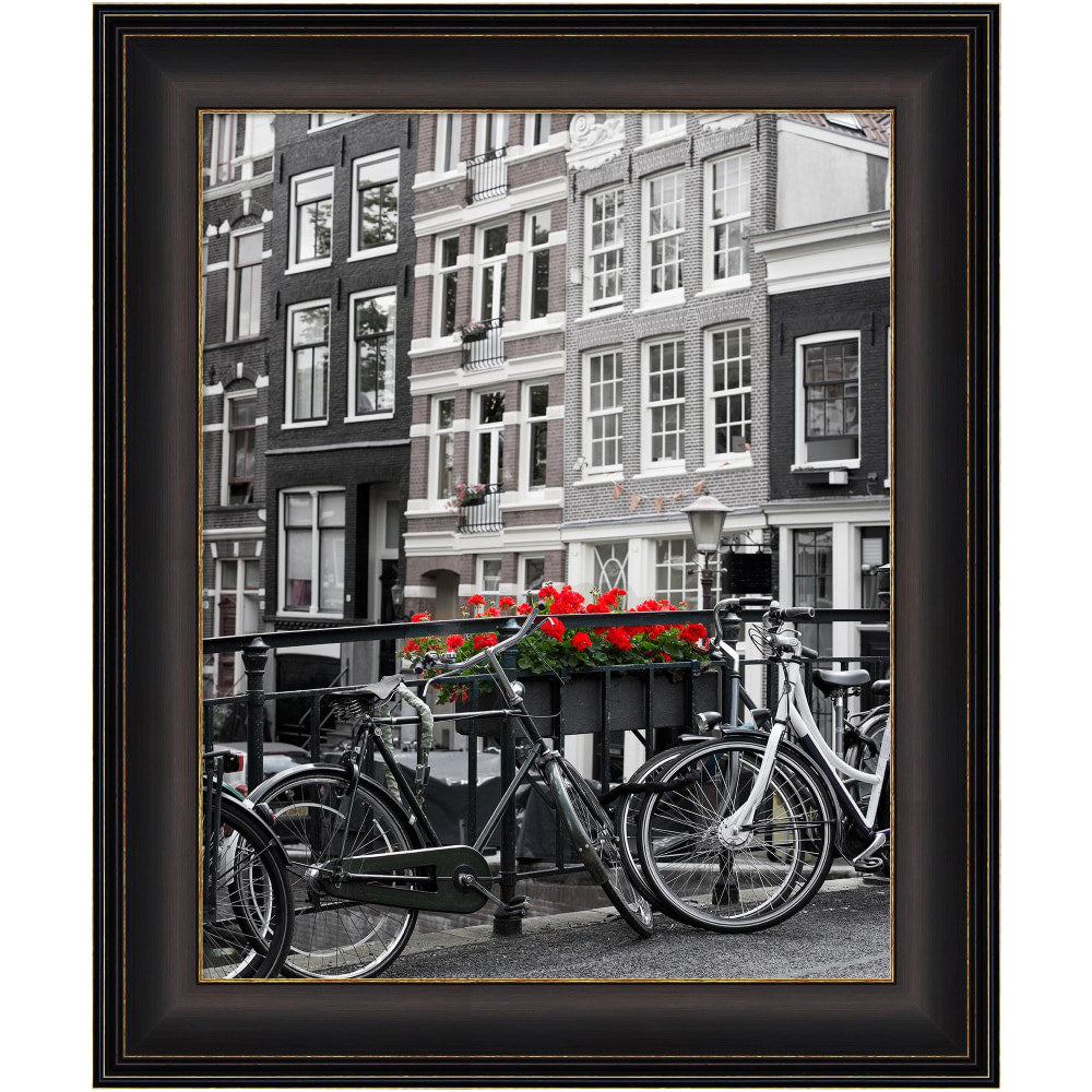 Amanti Art Picture Frame, 25in x 21in, Matted For 16in x 20in, Trio Oil-Rubbed Bronze