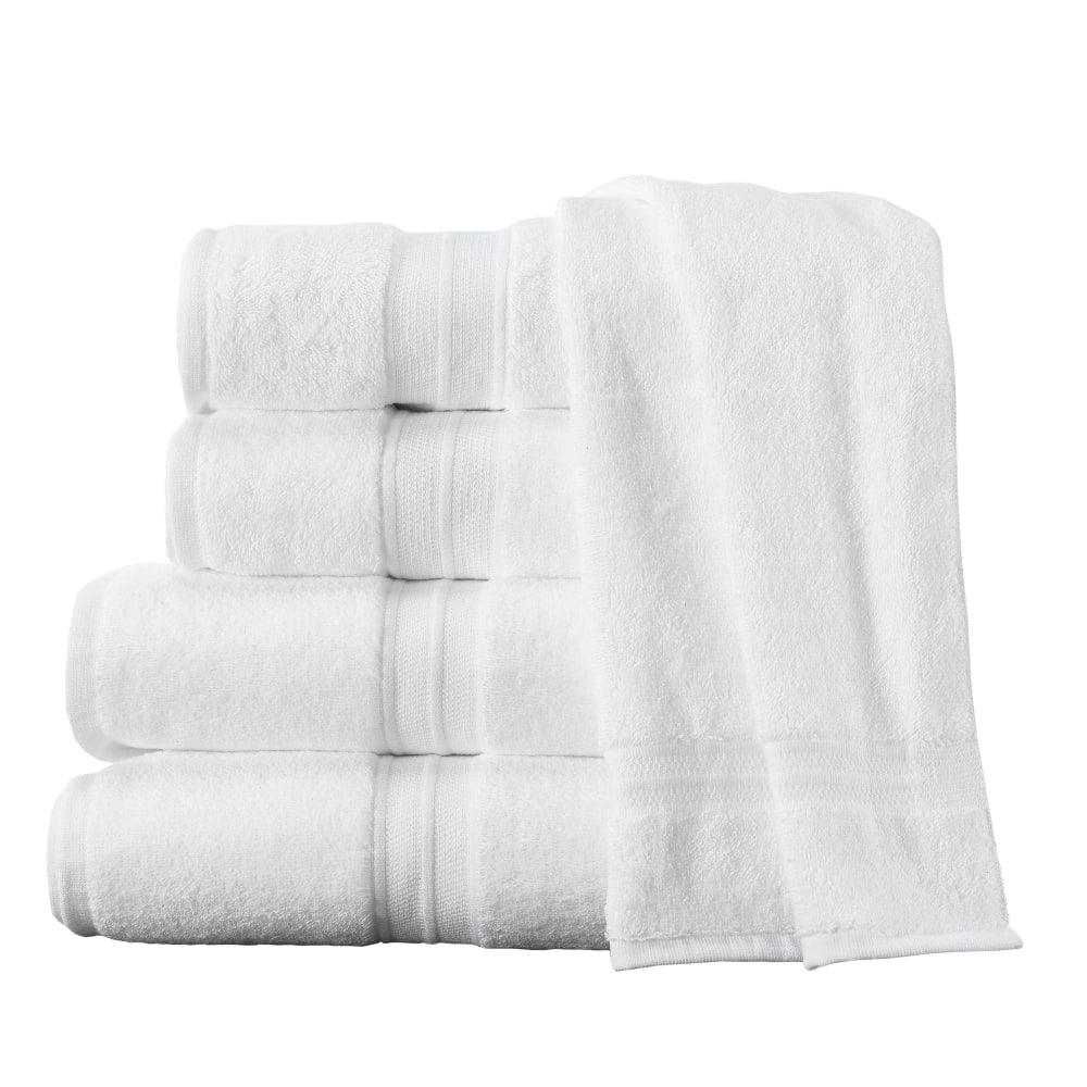 1888 Mills Sweet South Wash Cloths, 13in x 13in, White, Pack Of 300 Wash Cloths