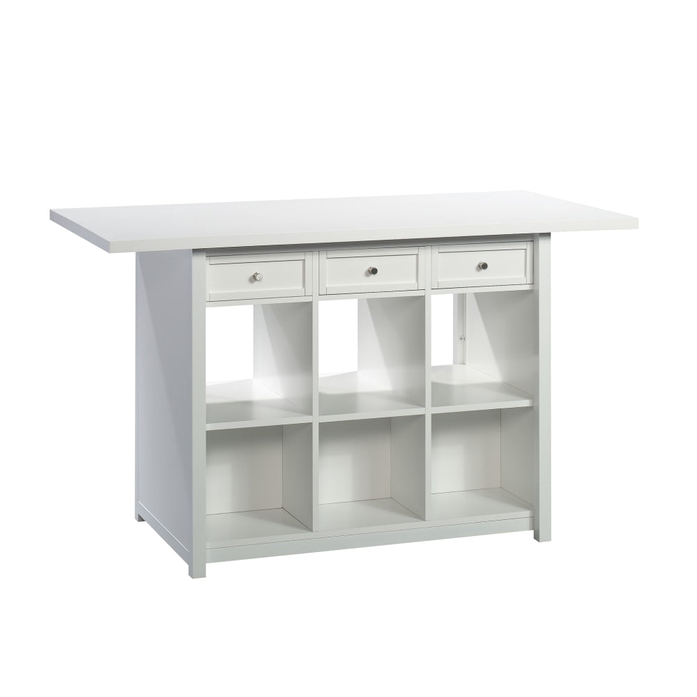 Sauder Craft Pro 60inW Computer Desk Work Table, White