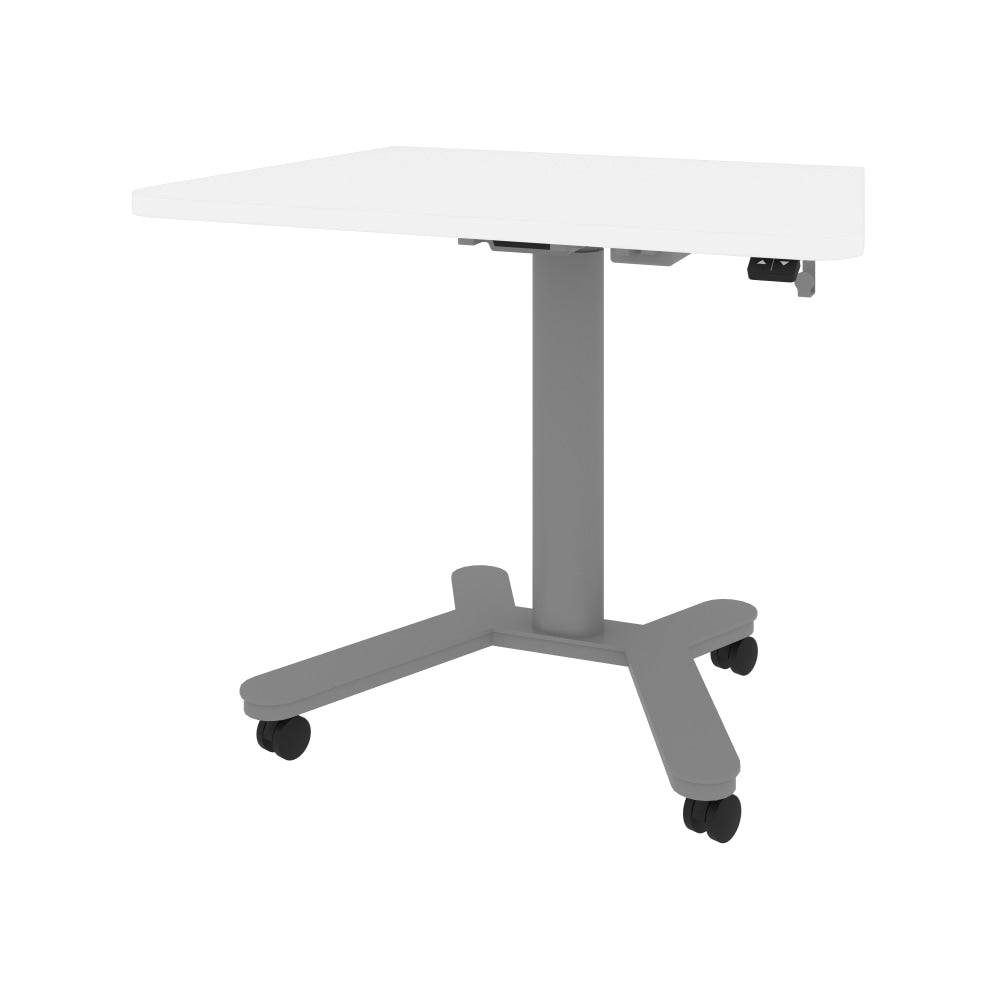 Bestar Universel Electric 36inW Small Standing Desk, White