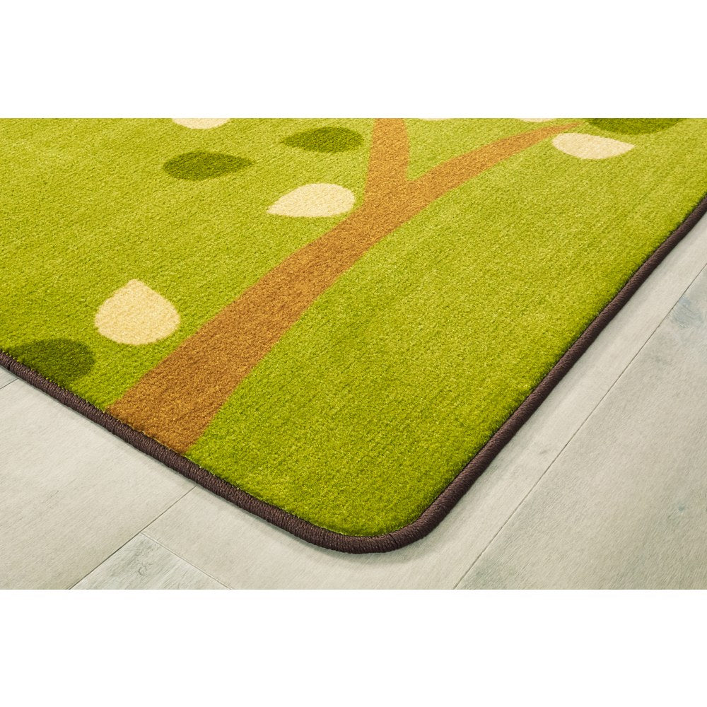 Carpets for Kids KIDSoft Branching Out Decorative Rug, 6ft x 9ft, Green