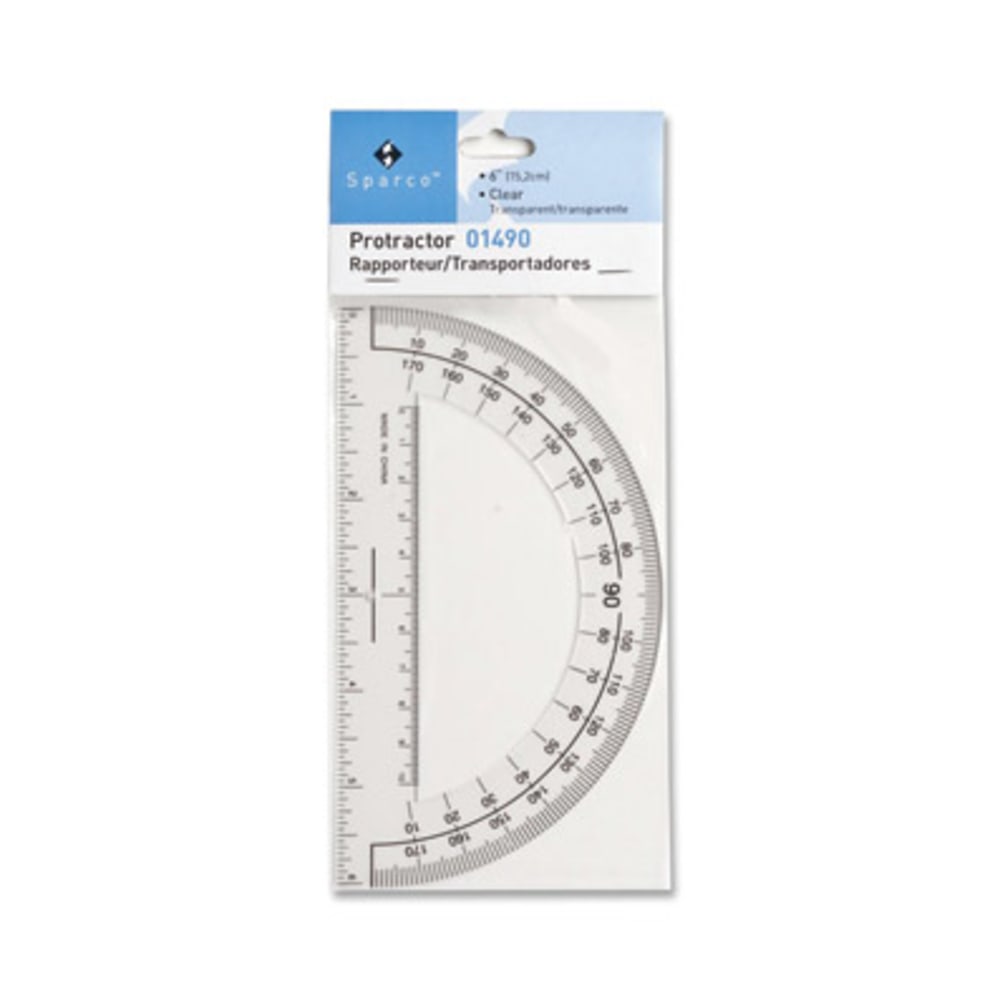 Sparco Professional Protractor, Clear