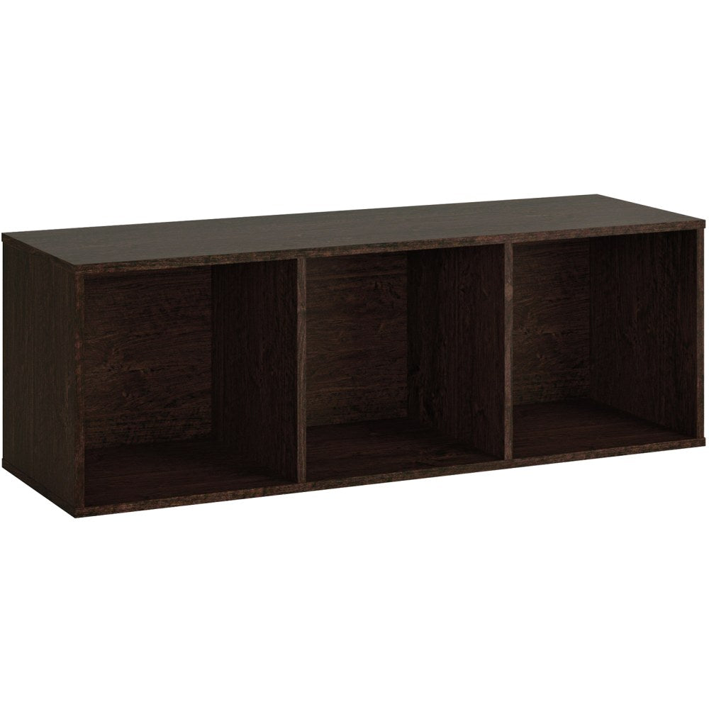 Sauder Select 36inH 3-Cube Storage Bookcase, Cinnamon Cherry