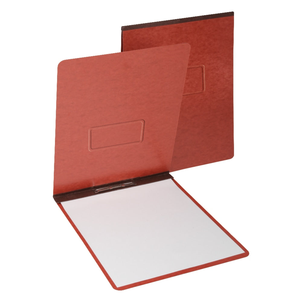 Oxford PressGuard Report Covers With Reinforced Top Hinge, 8 1/2in x 11, 65% Recycled, Red