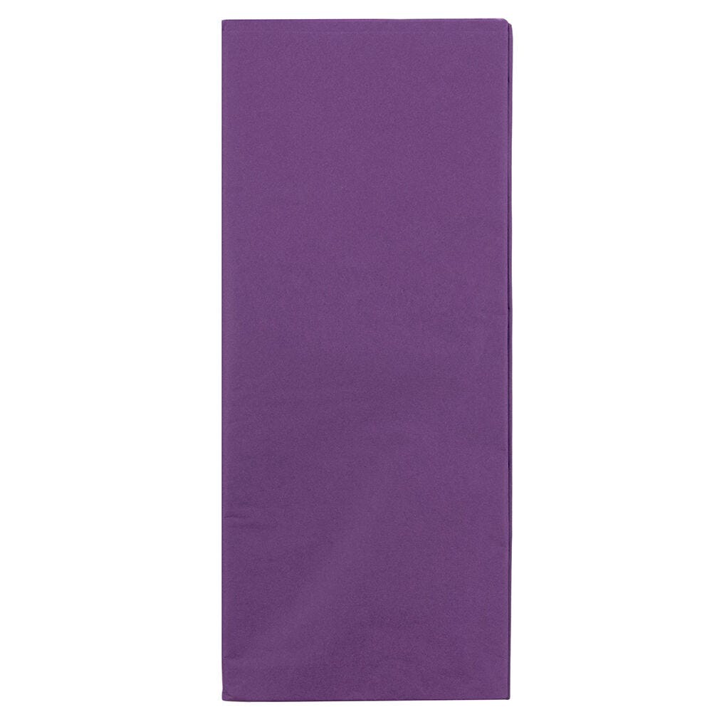 JAM Paper Tissue Paper, 26inH x 20inW x 1/8inD, Purple, Pack Of 10 Sheets