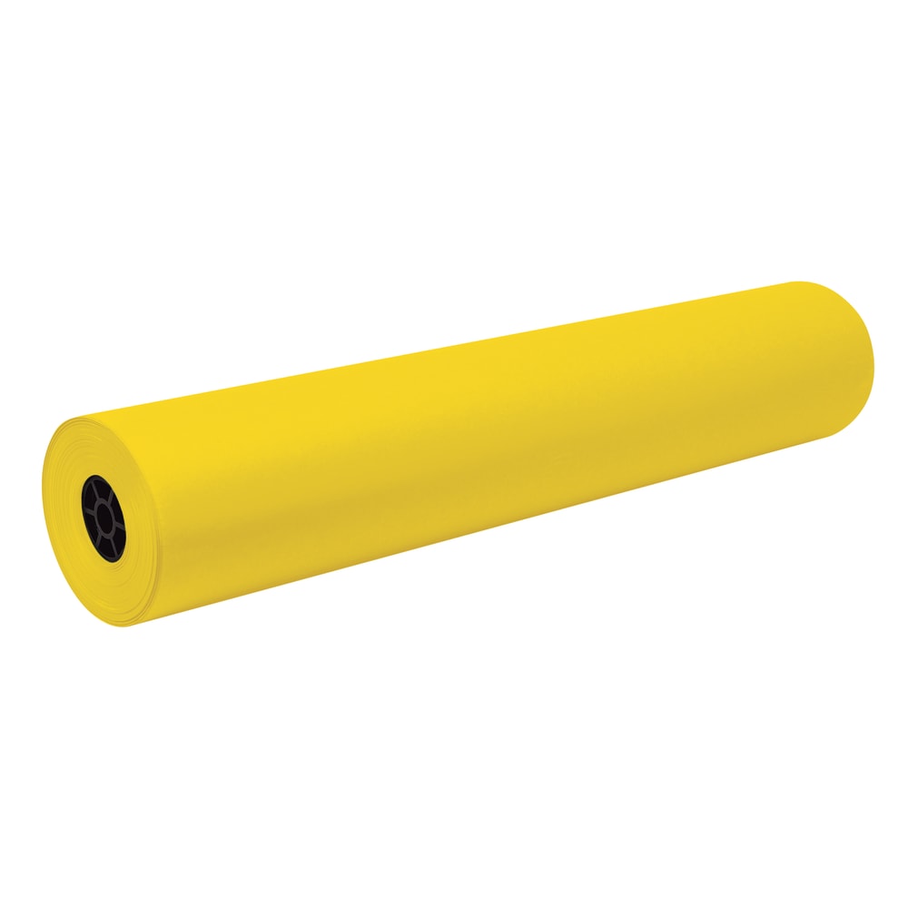 Pacon Decorol Flame-Retardant Paper Roll, 36in x 1000ft, Yellow