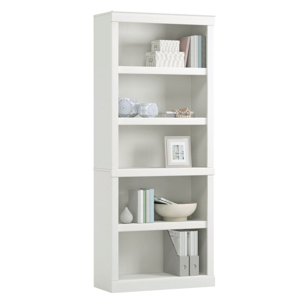 Realspace 72inH 5-Shelf Bookcase, Arctic White