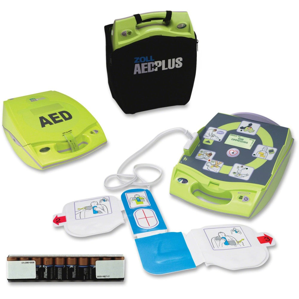 ZOLL AED Plus Defibrillator, Lime Green