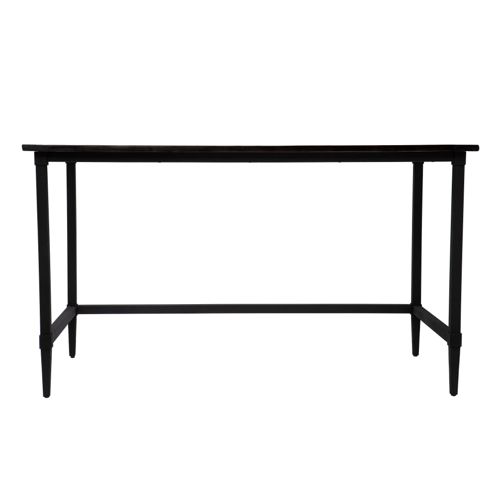 SEI Furniture Lawrenny 53inW Reclaimed Wood Writing Desk, Black