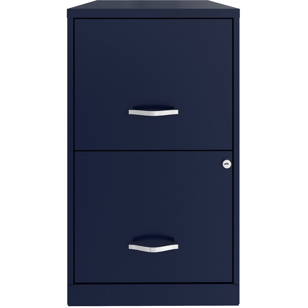 NuSparc 18in 2-drawer File Cabinet, Navy, 1 Each