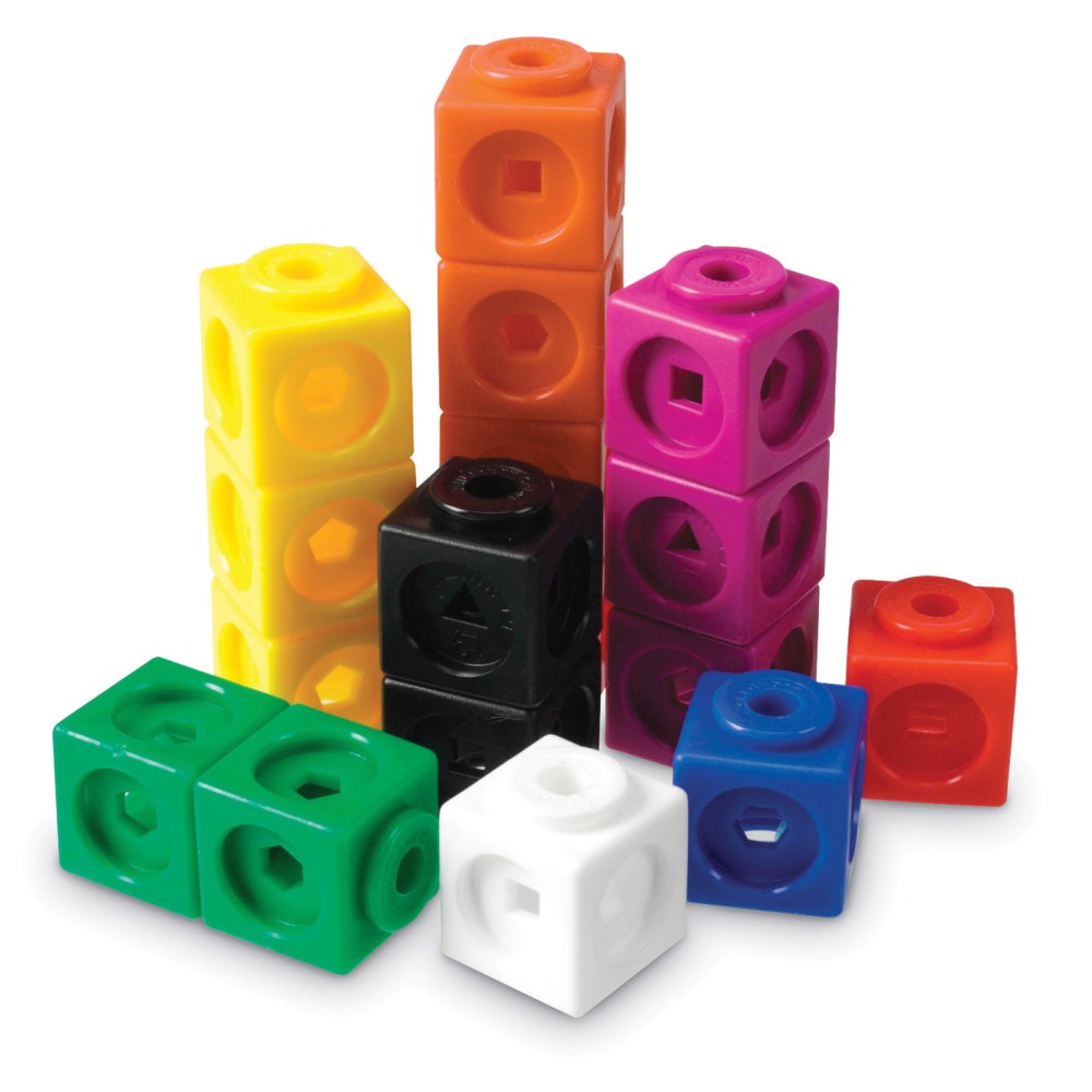 Learning Resources Mathlink Cubes, Set Of 100 Cubes