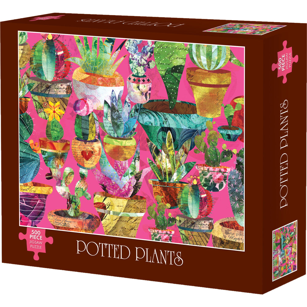 Willow Creek Press 500-Piece Puzzle, Potted Plants