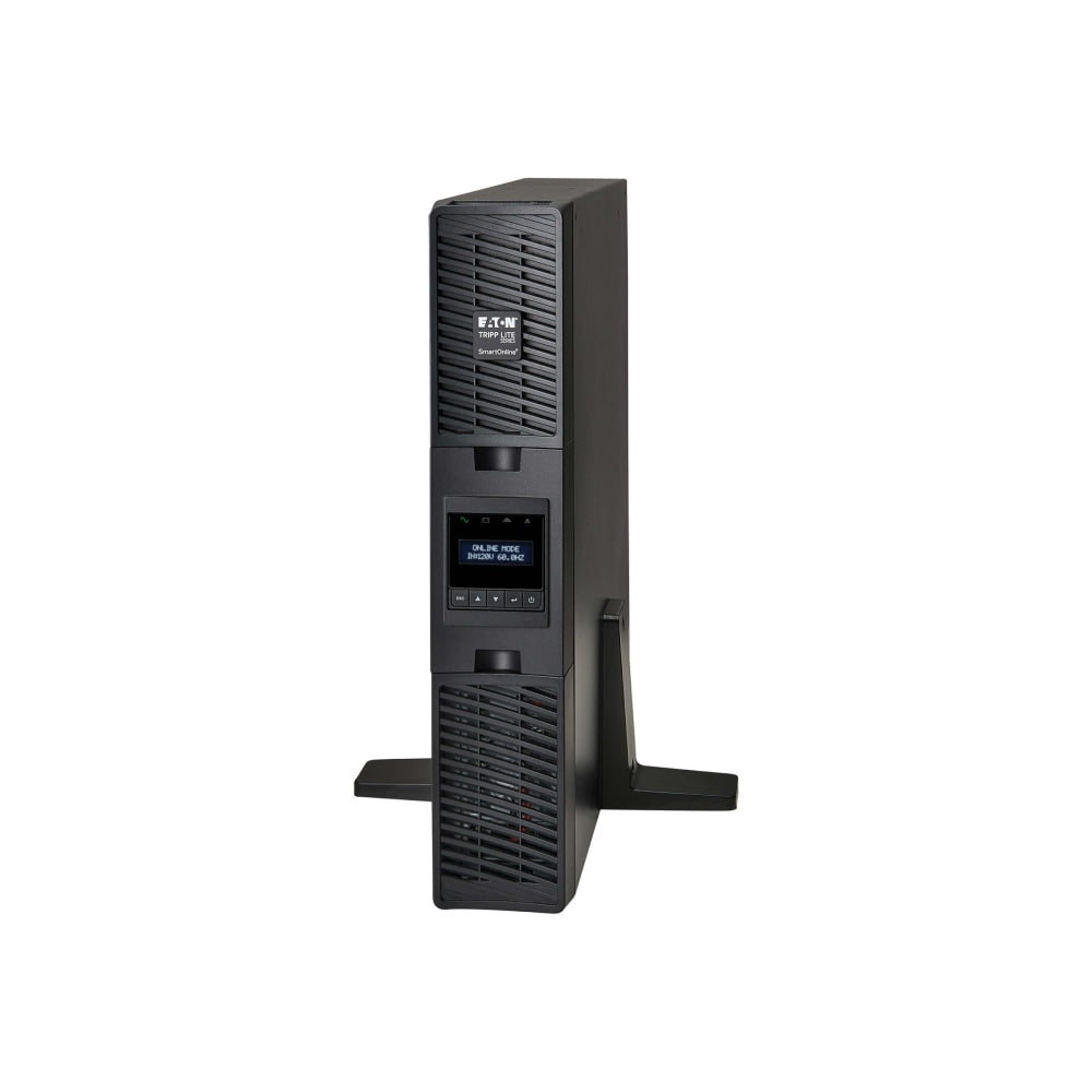 Eaton Tripp Lite series SmartOnline 3000VA 2700W 120V Double-Conversion UPS - 7 Outlets, Extended Run, Network Card Included, LCD, USB, DB9, 2U Rack/Tower Battery Backup - 2U Rack-mountable - 4.10 Minute Stand-by - 120 V AC Input