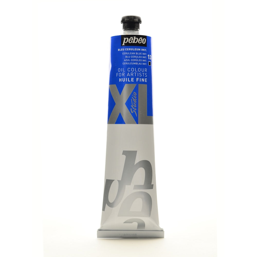 Pebeo Studio XL Oil Paint, 200 mL, Cerulean Blue Hue, Pack Of 2