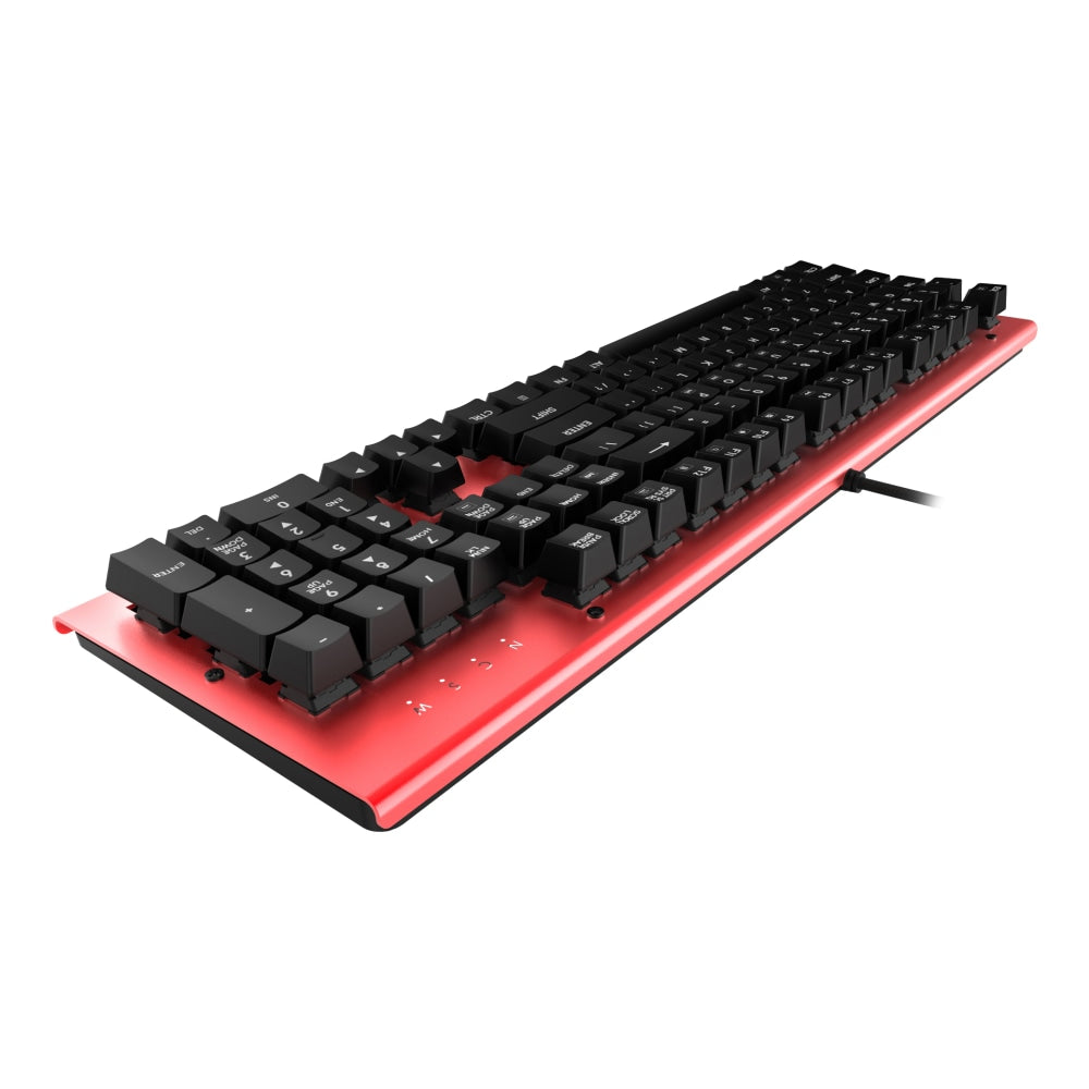 Azio MK HUE USB Keyboard, Red, MK-HUE-RD