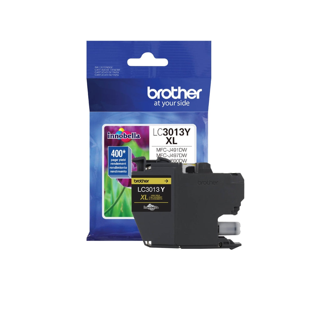 Brother LC3013Y Original High Yield Inkjet Ink Cartridge - Single Pack - Yellow - 1 Each - 400 Pages