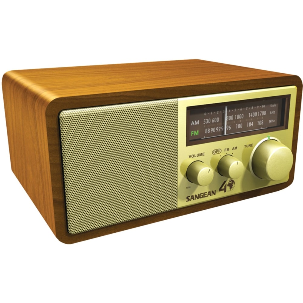 Sangean FM / AM Analog Wooden Cabinet Receiver - Headphone