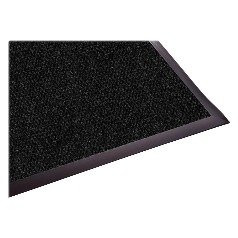 Genuine Joe Ultraguard Indoor Wiper/Scraper Floor Mat, 3ft x 5ft, Charcoal Black