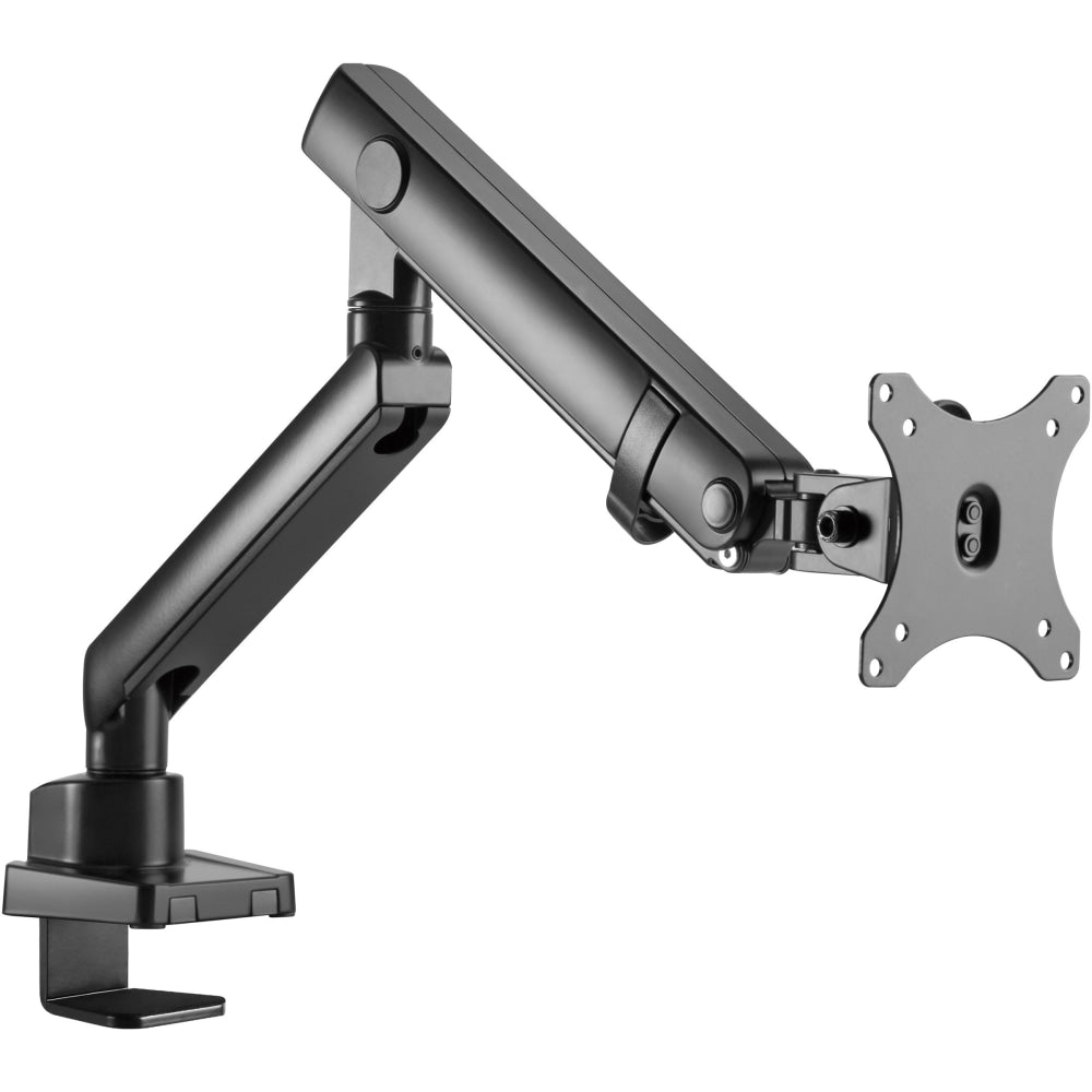 Amer Mounting Arm for Curved Screen Display, Flat Panel Display - Matte Black - 1 Display(s) Supported - 32in Screen Support - 17.64 lb Load Capacity - 75 x 75, 100 x 100